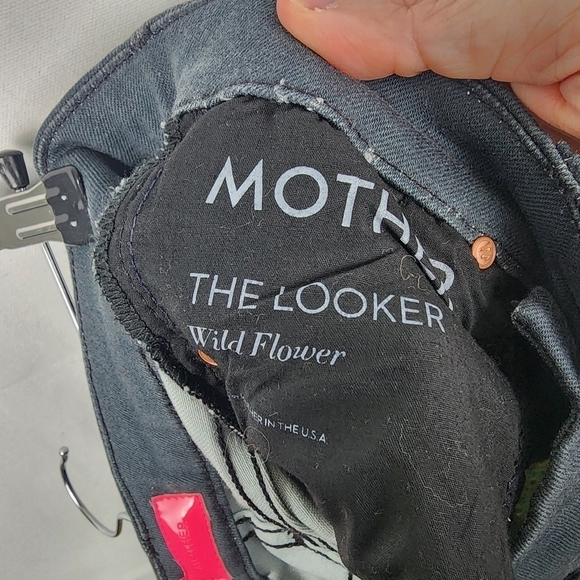 MOTHER Denim Jeans- The Looker Wild Flower Size 26 - Picture 8 of 8